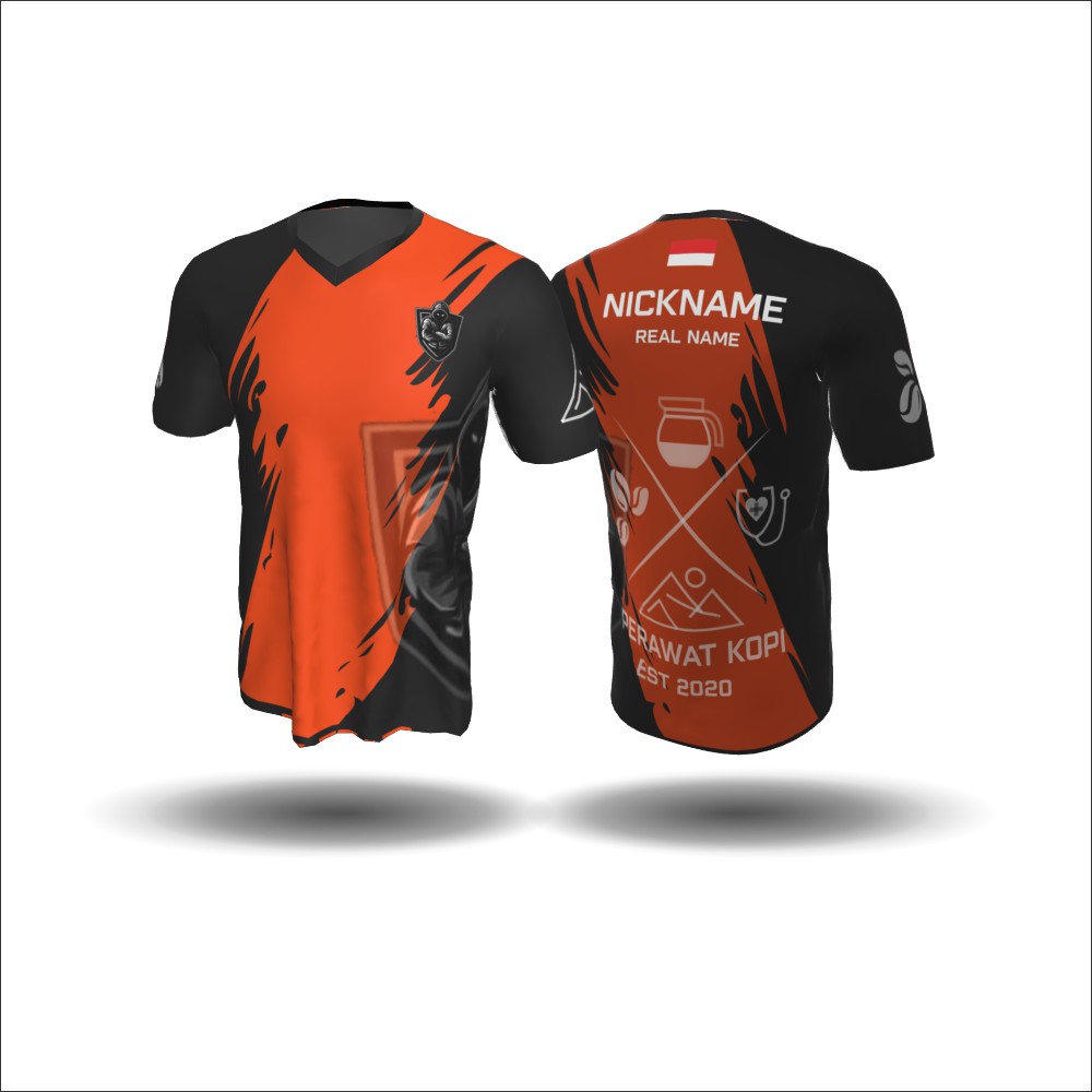 Custom Jersey Gaming Mobile Legend Printing (Satuan Free Desain)