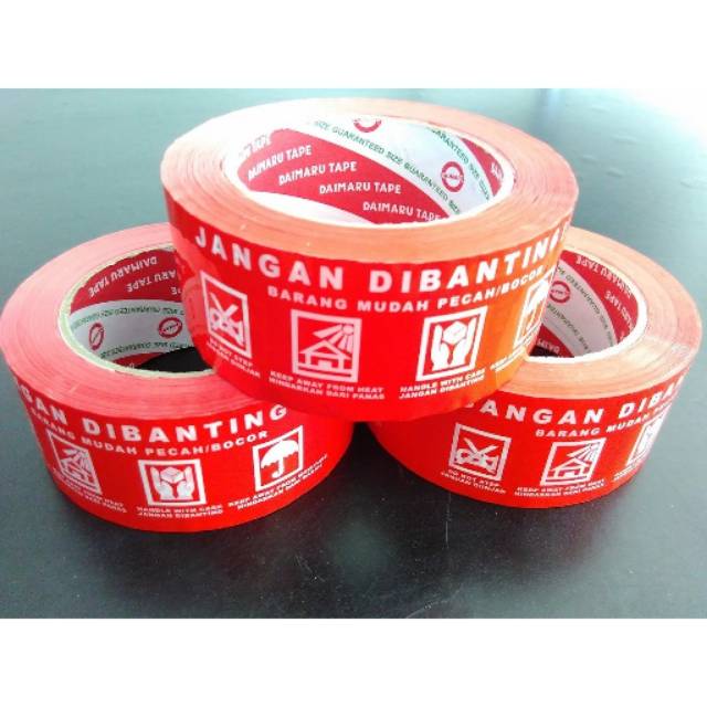 

Lakban DAIMARU JANGAN DIBANTING 48mm x 100 meter