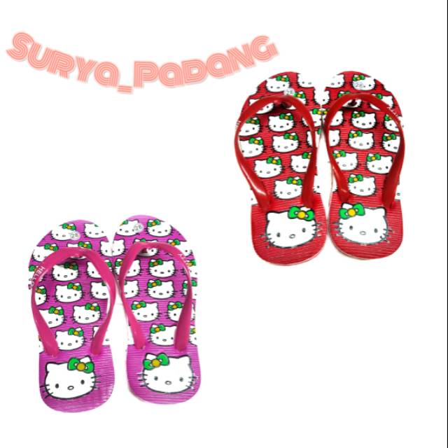 Sandal anak Hellokittty