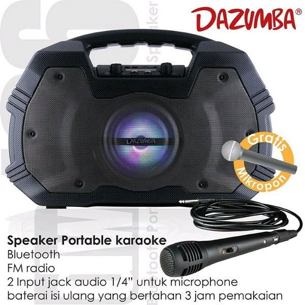 speker karaoke dazumba DW-196.bluetooth n radio