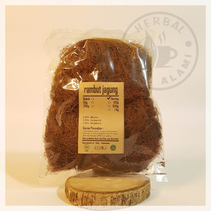 

RAMBUT JAGUNG KERING | PREMIUM | Zea Mays 100g
