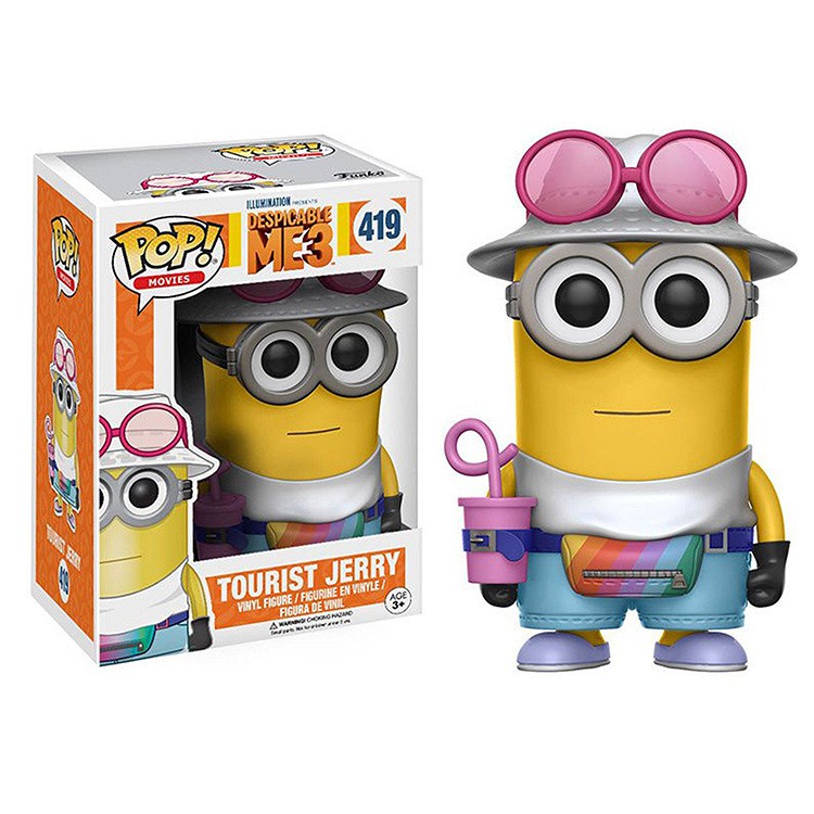 Funko POP Action Figure Despicable Me 3 Minions Untuk Hadiah Ulang Tahun Anak