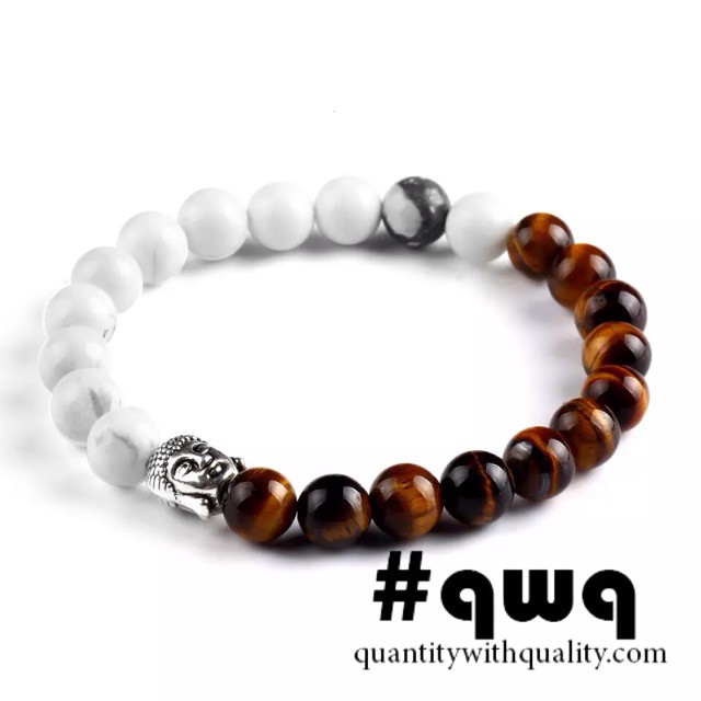 gelang buddha rohani buddhist cakra budha palm custom ready - lava howlite kerajinan grosir craft