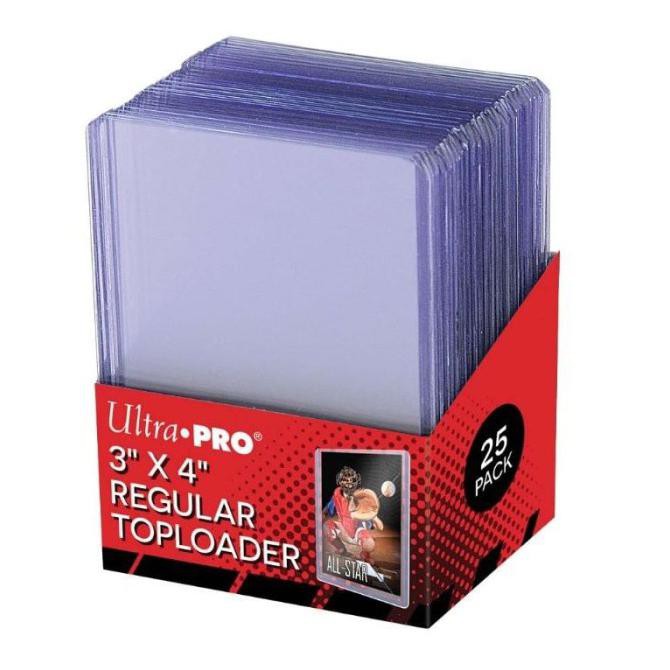 

CUCI GUDANG ULTRA PRO TOPLOADER REGULAR CARD / PELINDUNG KARTU / ISI 25 PACK / NEW