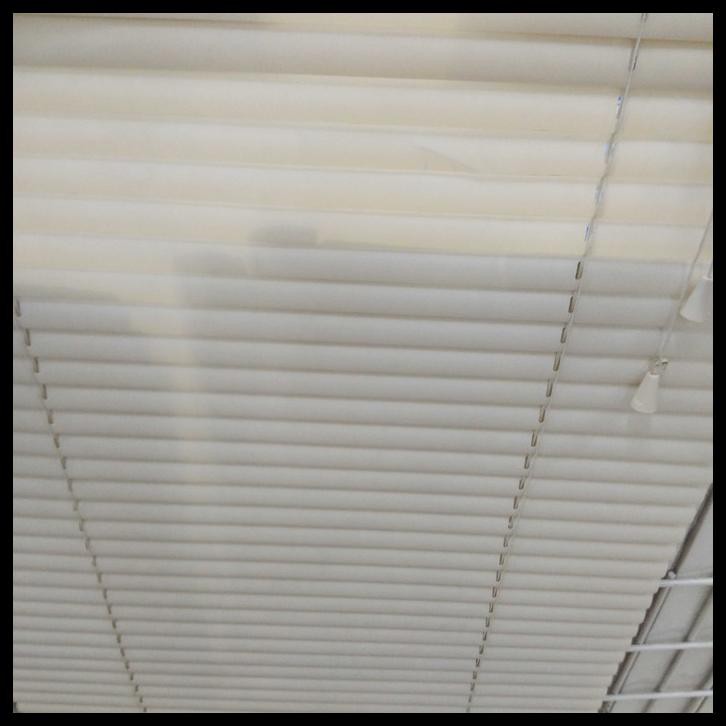 Kerai Kirai Tirai Krey Krei Blind Jendela Rumah/Kantor Plastik 81X163 - Alabaster