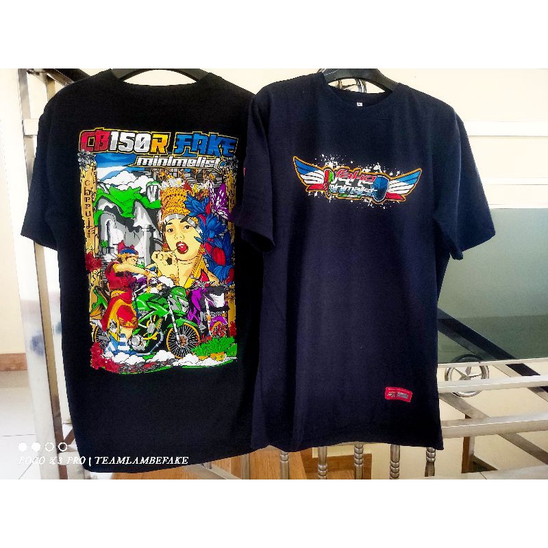 READY TERBATAS kaos cb150r jari jari fake minimalist/t-shirt cb150r/BAYAR DITEMPAT REAL PICK
