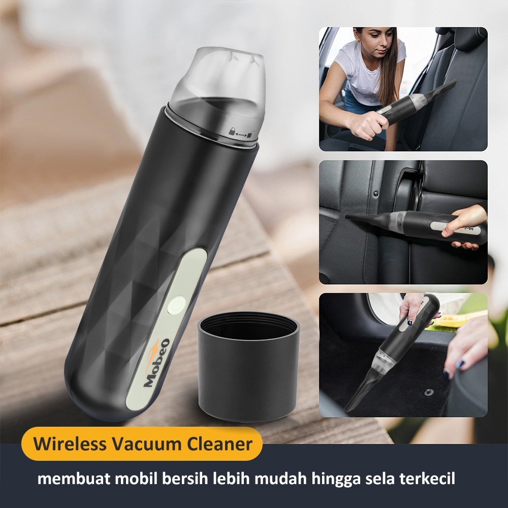 [BARU] WIRELESS VACUUM USB CHARGING - BLACK