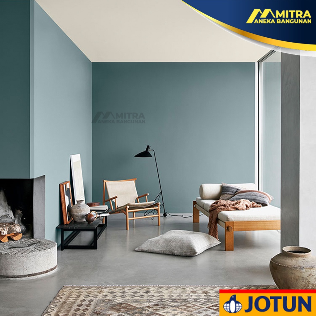CAT TEMBOK INTERIOR EKSTERIOR JOTUN NATURAL BLUE 5503 / MAJESTIC TRUE BEAUTY PERFECT / TOUGH SHIELD 