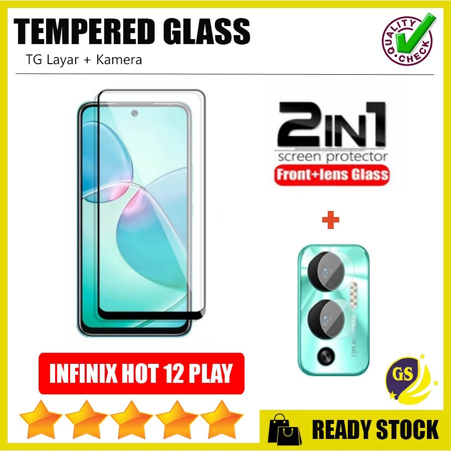 Tg Tempered Glass Infinix Note 30 30i 30 PLAY 11 NFC Note 11 Pro NOTE 12 VIP HOT 11s NFC Hot 11 Play HOT 12 12i 12 Play 2022 10 9 Play 8 Smart 6 5 4 Full Cover + Anti Gores Kamera Full Cover