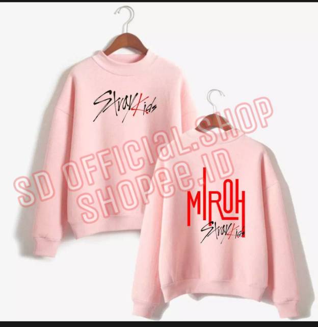 (bayar ditempat)  sweater basic kpop straykids miroh besar