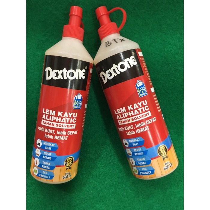 Lem Dextone ALIPHATIC 500gr Tahan Solvent Kayu Serbaguna Coklat Muda Dextone Lem Aliphatic 500 gram