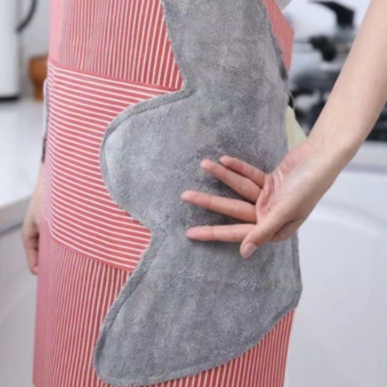 Celemek Masak Apron Dapur Anti Air Minyak bisa Lap Tangan PREMIUM