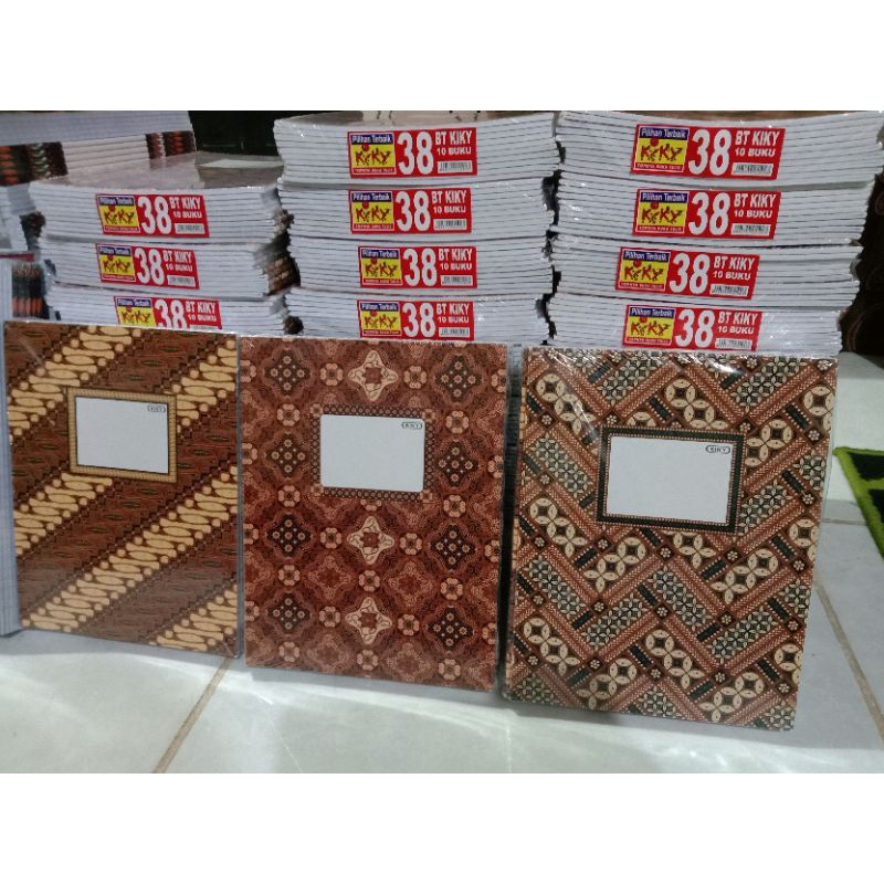 BUKU TULIS KIKY ISI 38 SAMPUL MOTIF BATIK