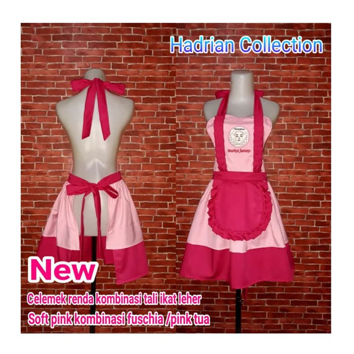 Celemek Apron wanita Celemek Salon Celemek Waitres Celemek kitchen Ladies apron Cuztom