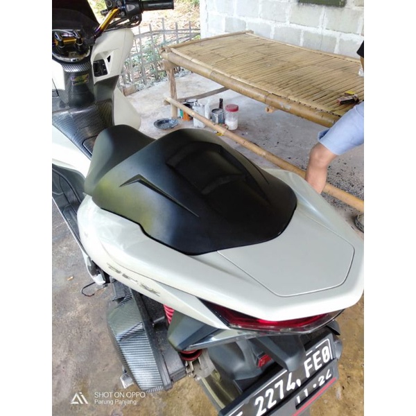 Aksesoris Accessories pcx 150 Modifikasi Variasi Custom single seat