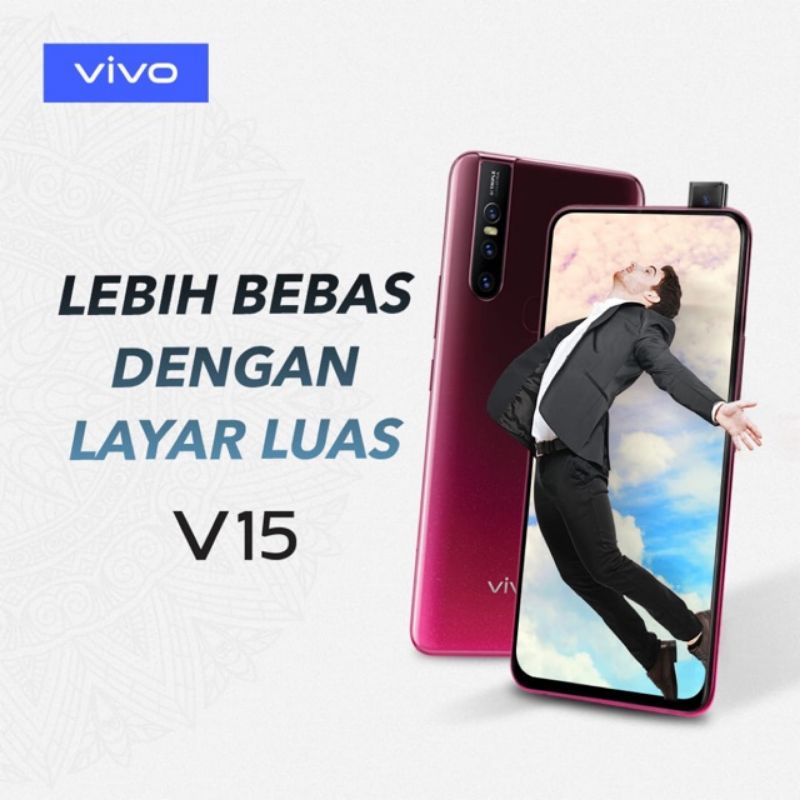 VIVO V15 ORI RAM 8/256GB BARU FULLSET SEGEL GARANSI 1TAHUN