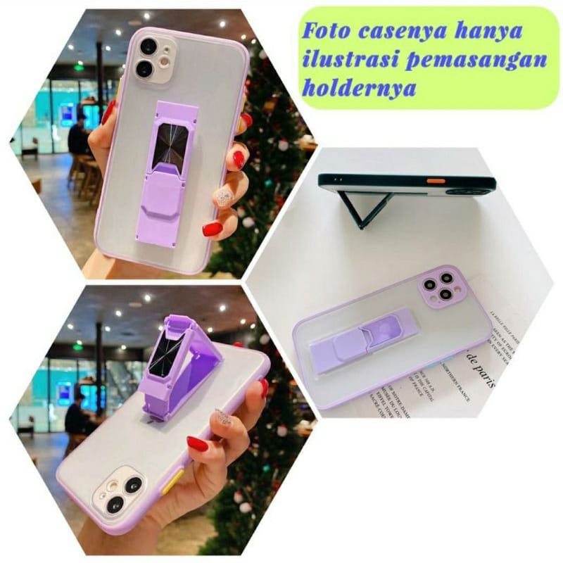 Holder hp tempel casing holder di belakang hp  / phone holder universal floting / phone holder