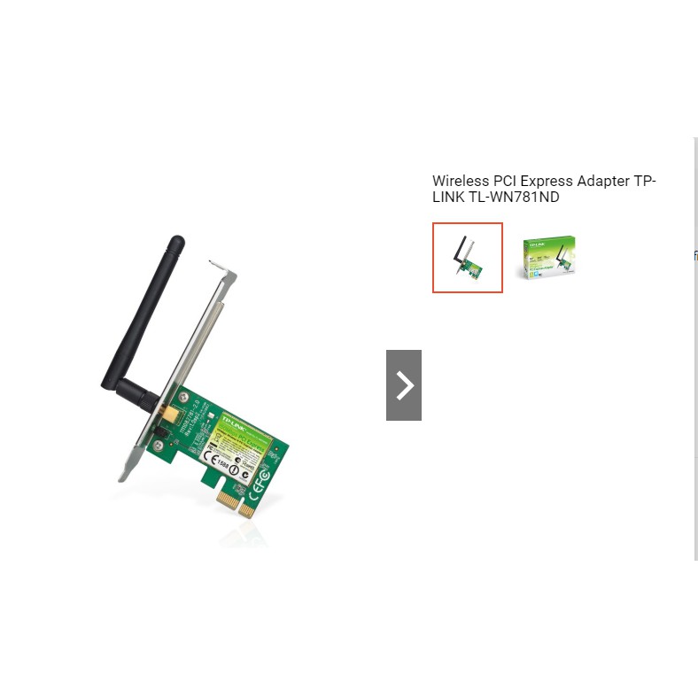 Wireless PCI Express Adapter TP-LINK TL-WN781ND