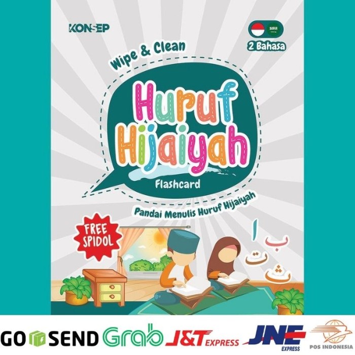 

(TERLARIS) FLASH CARD Edukasi Anak KARTU MAINAN Balita 6 TAHUN FLASHCARD Hijaiyah