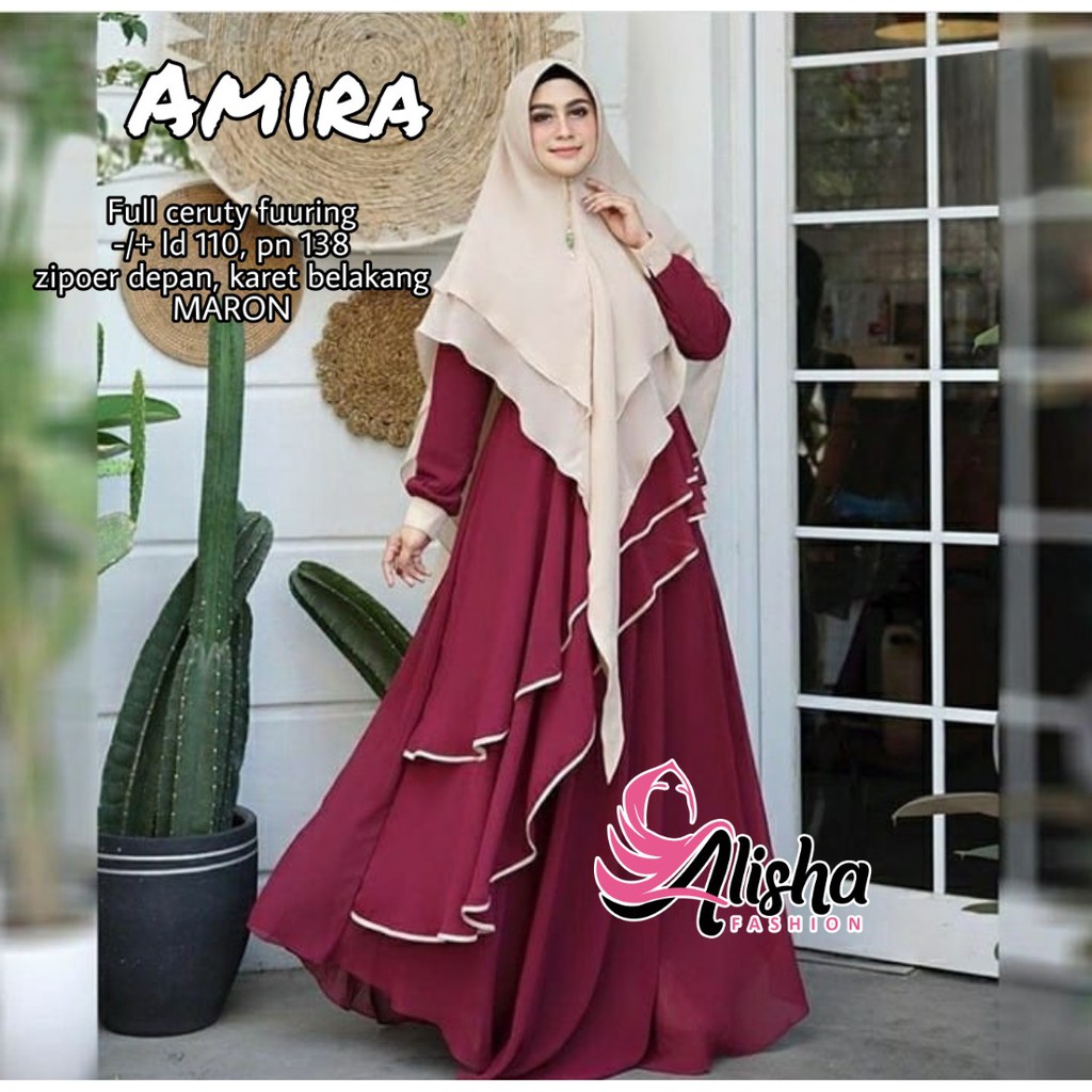 gamis syari amira