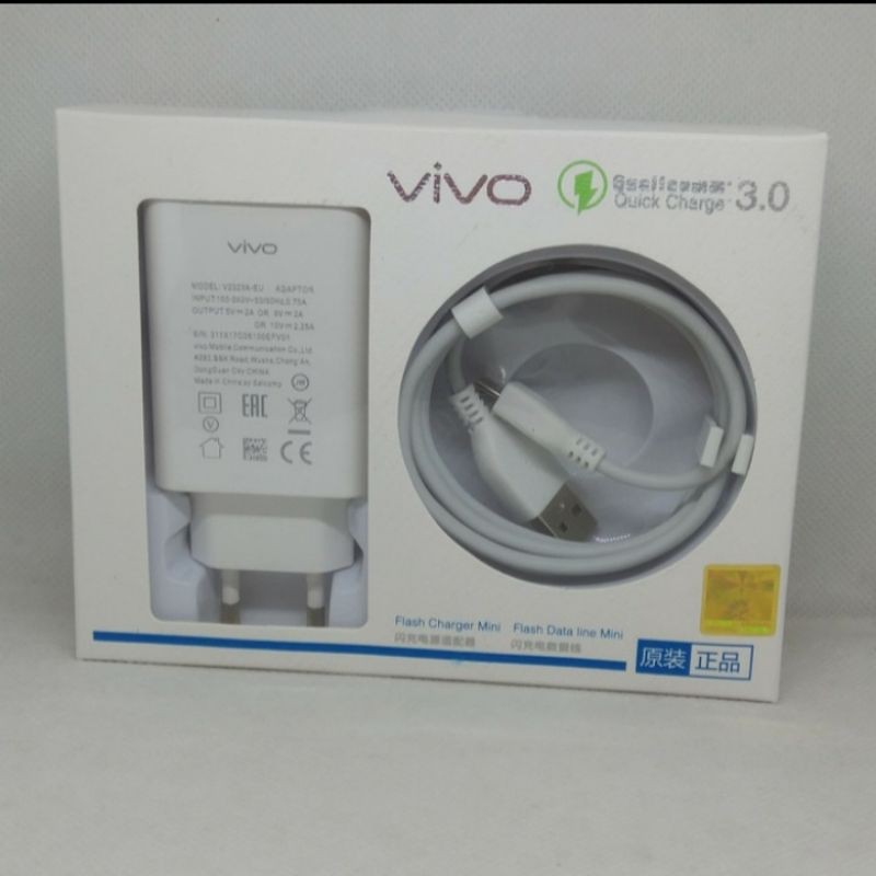 charger vivo fast charging 3 ampere. micro USB
