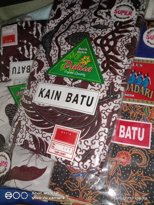 Kemeja Batik Lengan Panjang Terbaru Ukuran M L Xl Ready Seragam Kenongo Hem Panjang