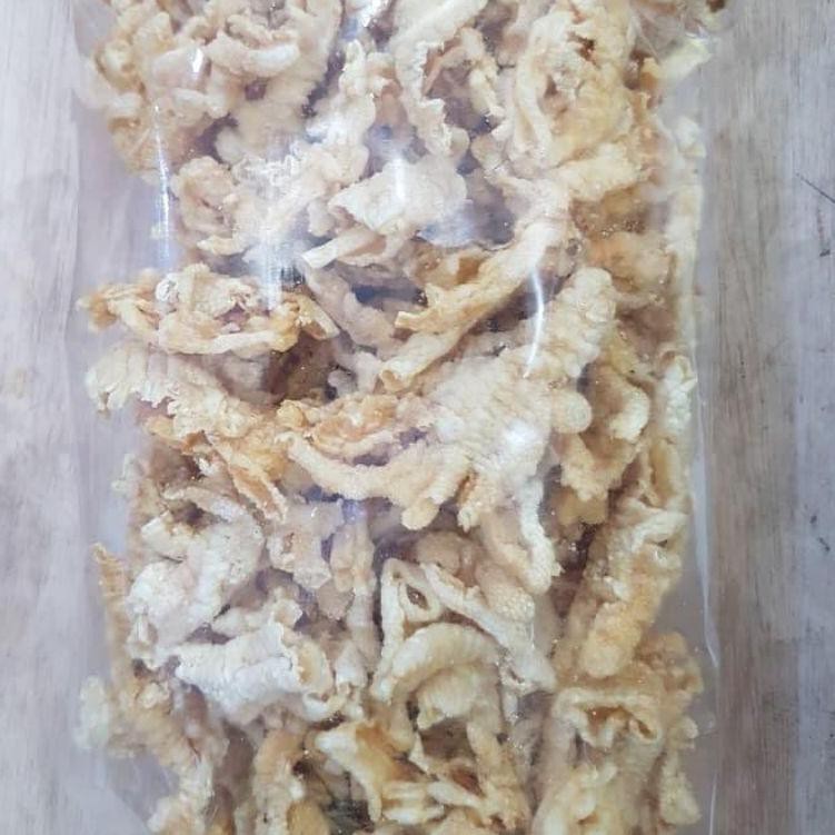 

PALING MURAH keripik atau kerupuk ceker ayam kampung asli Bali berat 100gr