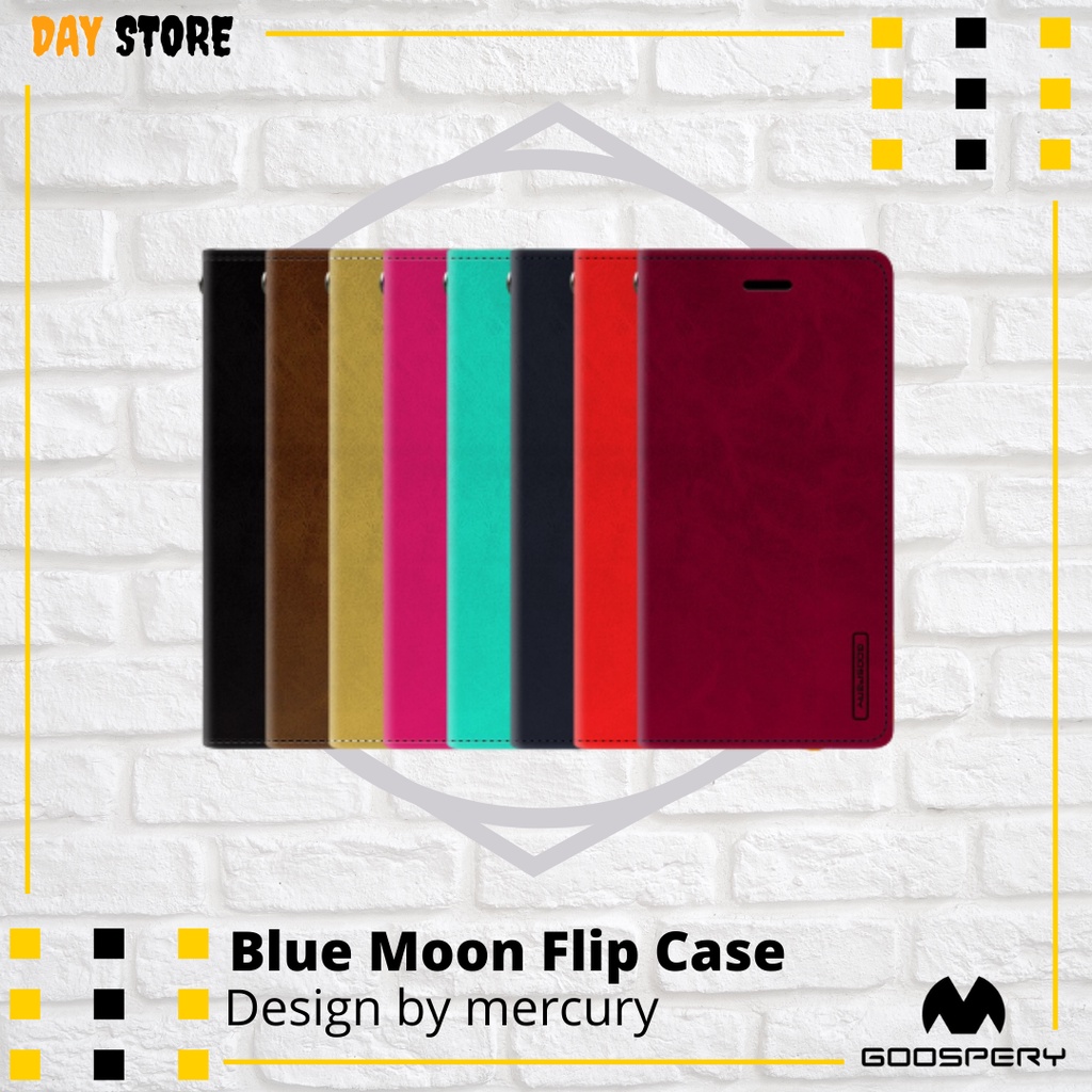 Flip Case Samsung Galaxy Note 10 Lite Note 10 Plus Note 10 Bluemoon Flip Wallet Mercury Goospery Ori