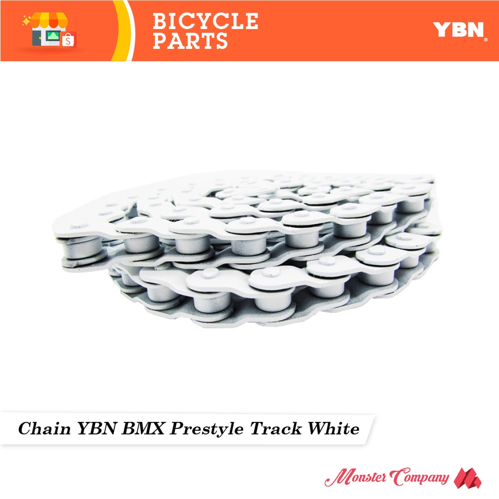 Chain YBN BMX Prestyle Track White