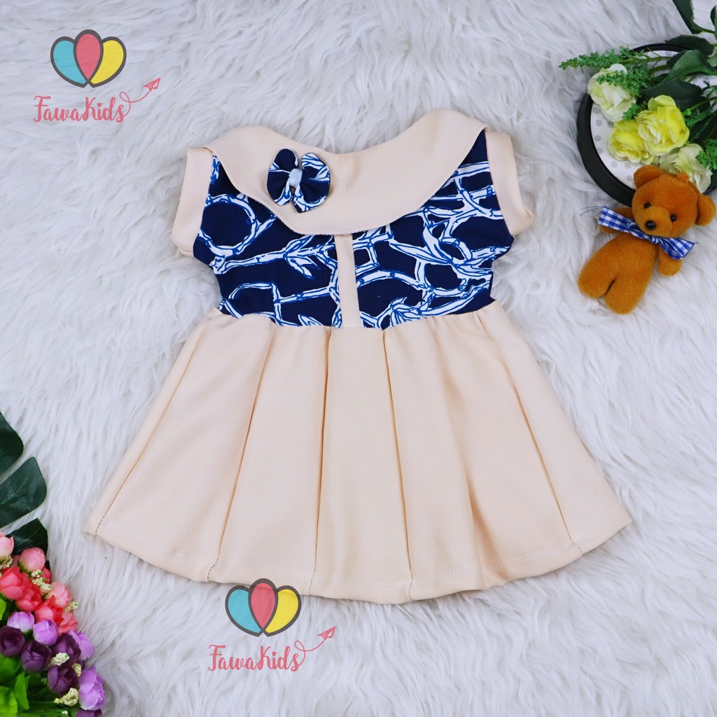 Dress Evelin size Bayi  6  Tahun  Baju  Anak  Perempuan  