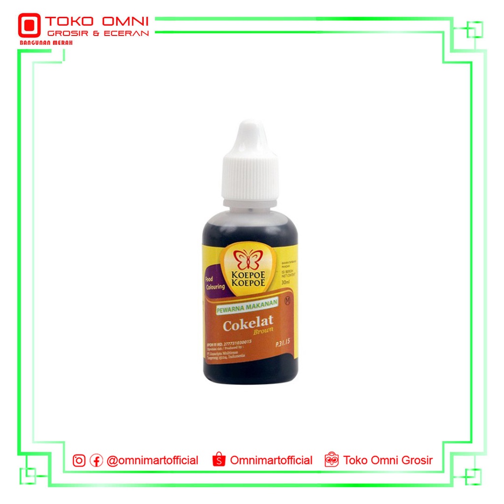 

KOEPOE PEWARNA COKLAT 30 ML