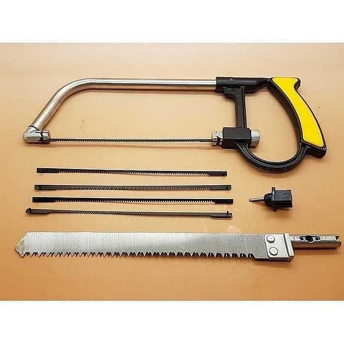 Gergaji Mini Set Serbaguna Saw Platinum Saw Multifungsi Warna Kuning