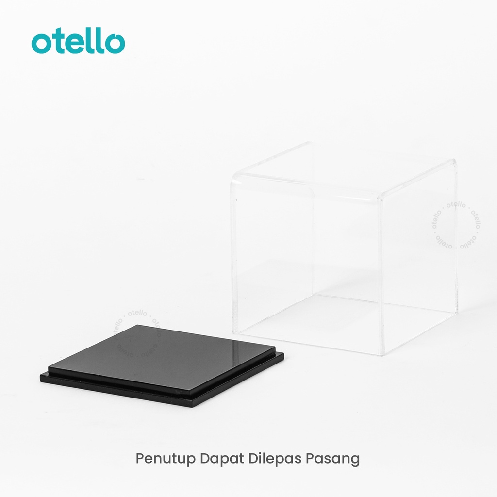 Otello Showcase Diecast Organizer Acrylic Box Display Akrilik Kotak Kubus Persegi Tempat Pajangan Organizer Action Figure Toy Diecast Aklirik Minimalist