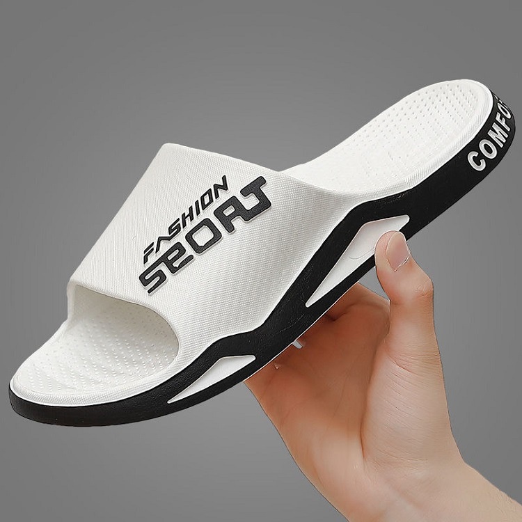 Sandal pria sandal selop pria sandal slop pria sendal cowok kekinian karet  [D01]