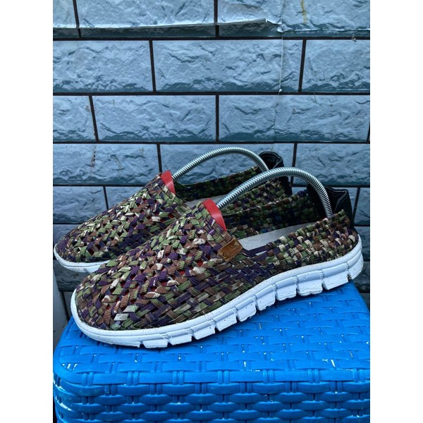 Sepatu slip on Blue Mountain Camo