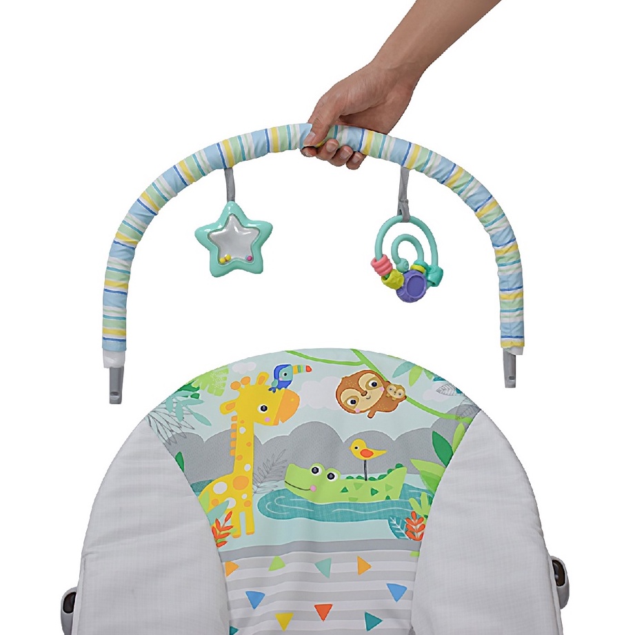 MASTELA Baby Bouncer 1 Recline BLUE- GIRAFFE - 6703-5