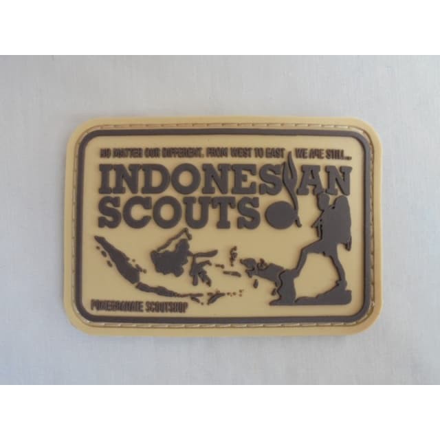 Patch rubber (pramuka) Scouts ~ tan