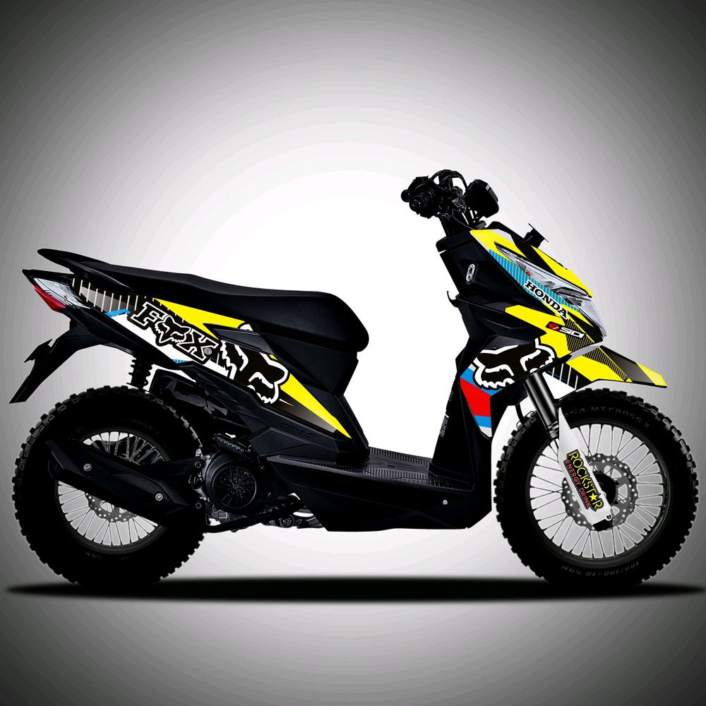 Decal Sticker Honda Beat Street Fox Custom Shopee Indonesia Decal Sticker Honda Beat Street Fox Custom Shopee Indonesia