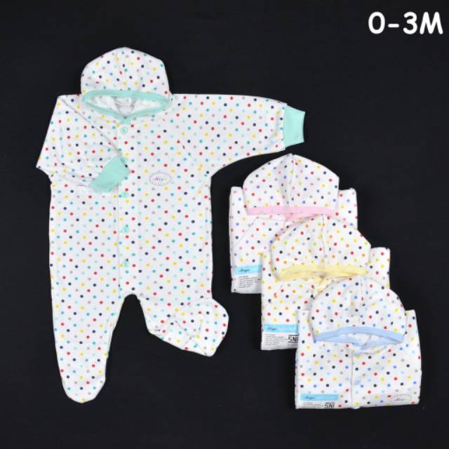 Tomsbaby_ 0-3bln/ MIYO 1pcs Jumper Panjang TUTUP KAKI PLUS TOPI