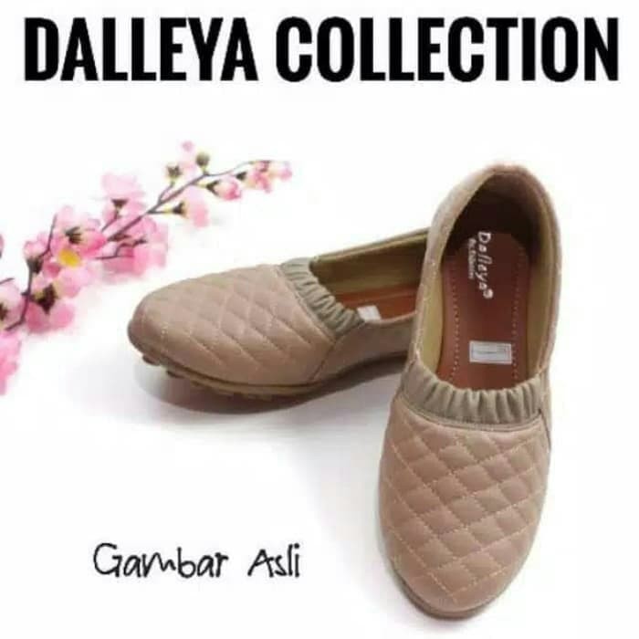 GOLIA - Dalleya sepatu wanita sliop on teplek polos santai murah - Merah- 36