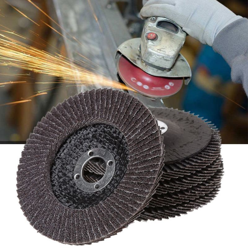 Grinding Wheels Flap Discs 100mm 4 Angle Grinder Sanding Disc Metal Abrasive Shopee Indonesia