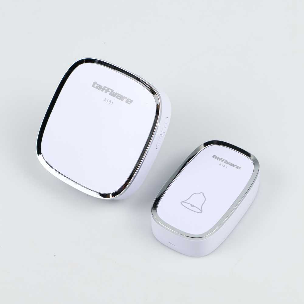 Bel Rumah Wireless Door Bell Waterproof Pintu 1 Receiver - PUTIH