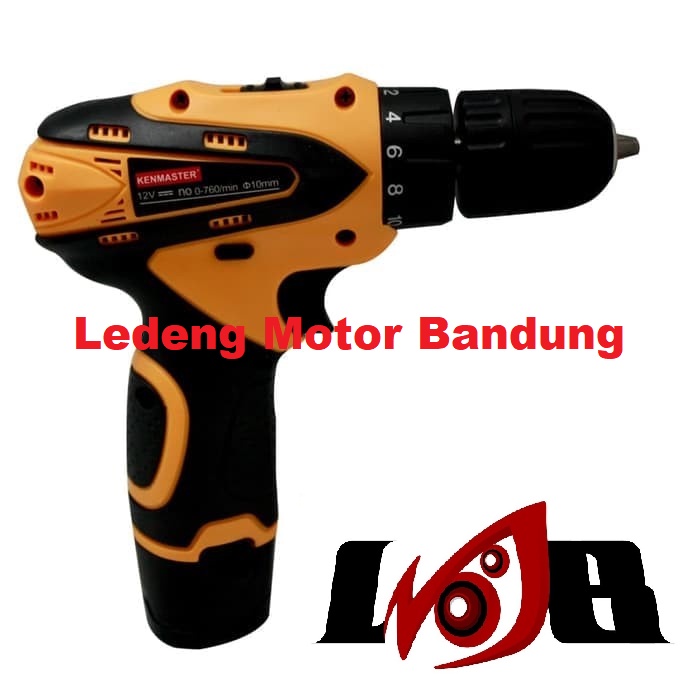 Mesin Bor Tangan Cordless Besar Obeng Drill Portable Battery