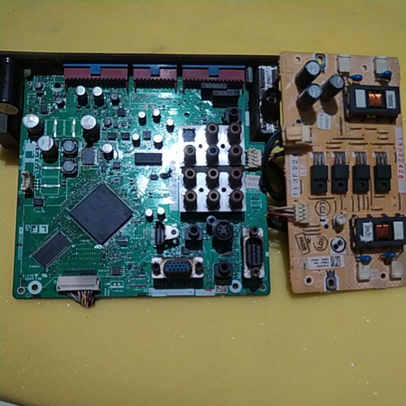 mainboard psu ballas tv lcd sharp lc22l10m-bk