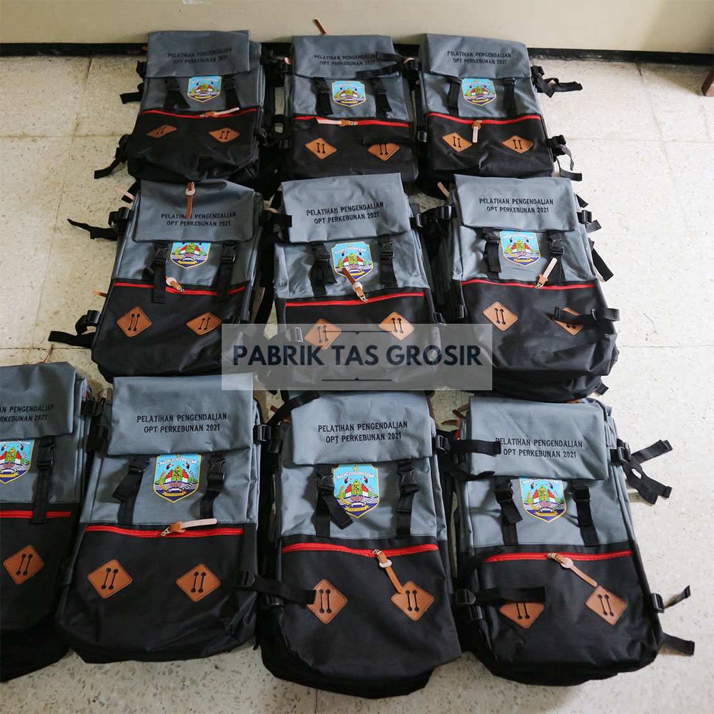 Jual Tas Grosir Backpack Kantor Pelatihan Pengendalian OPT Perkebunan 2021 Tas Punggung Pria Ransel