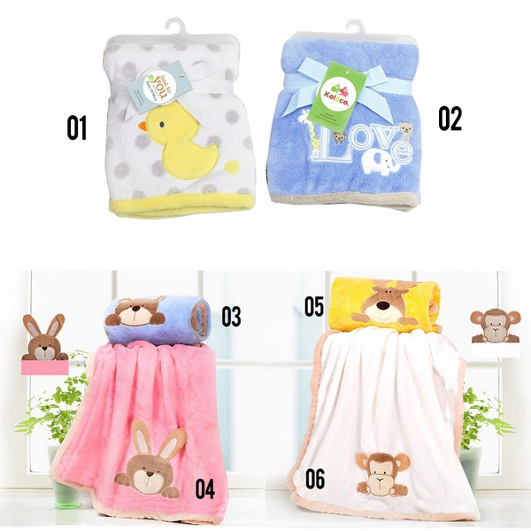 LID072 - Selimut Bayi Selimut Anak Halus Tebal Nyaman Baby Blanket