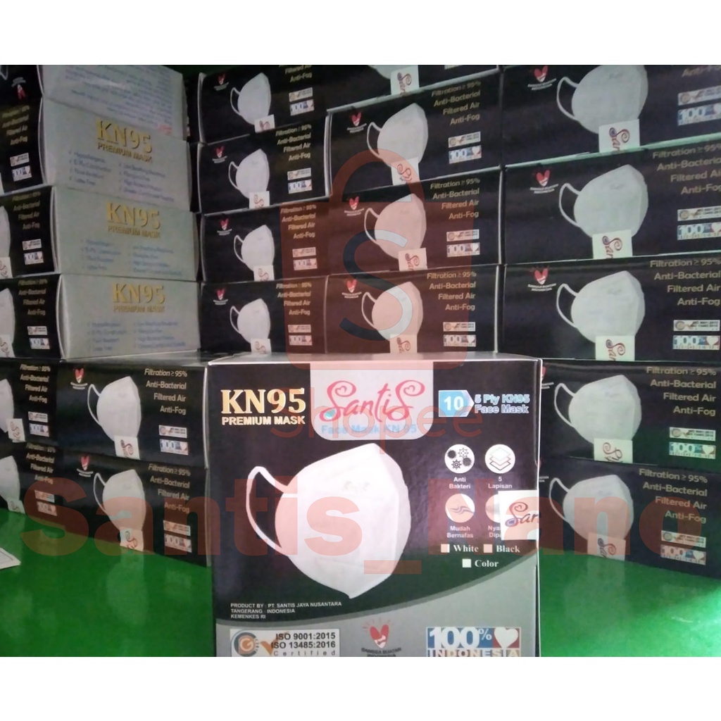 Masker KN95 Surgical Mask / KN 95 Protective Mask / Masker KN 95 Santis