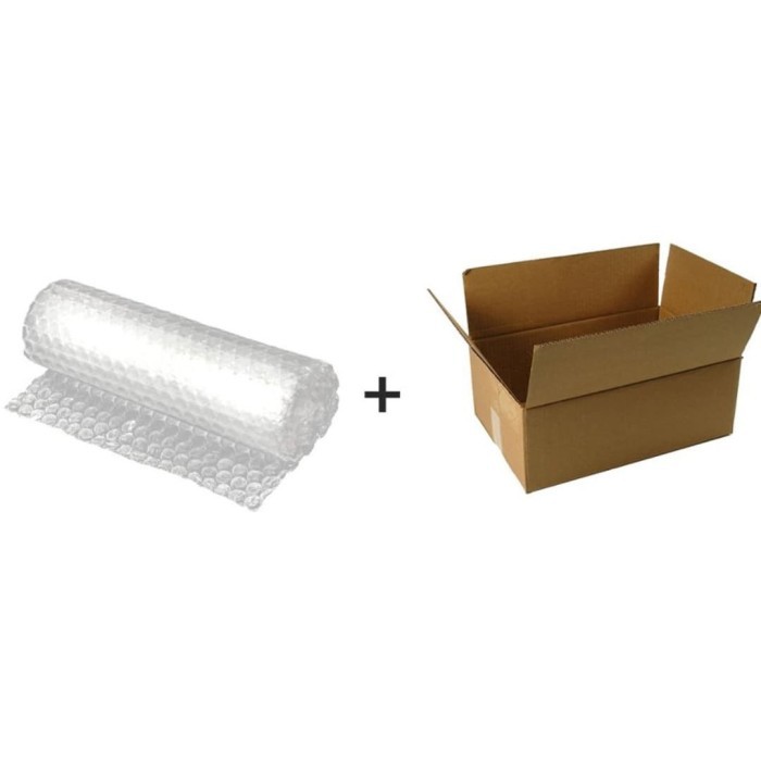 TAMBAHAN BUBBLE WRAP / KARDUS / BOX LEBIH AMAN / SAFETY BOX