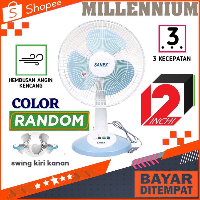 Kipas Angin Meja Kipas Angin Lantai Sanex 12 inch