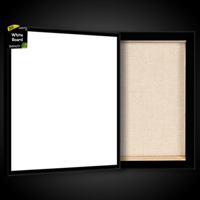 

White Board Melamin Papan Tulis Putih By Ravalio 50x90 cm